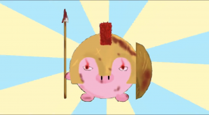 funny pig run